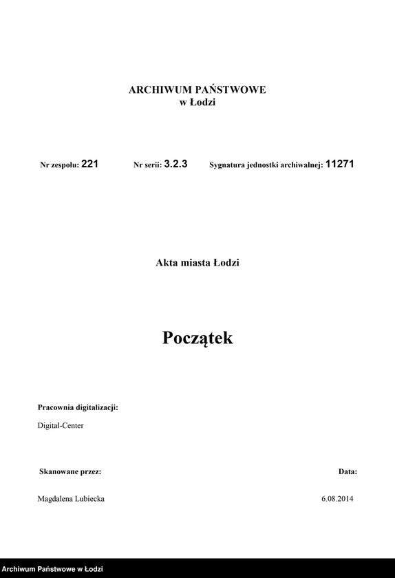 Obraz 3 z jednostki "[Księga ludności niestałej m. Łodzi lit. A-W]"