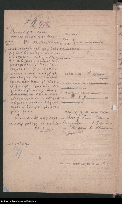 Obraz 6 z jednostki "A. betr. den Ausländer Eduard von Slaski"