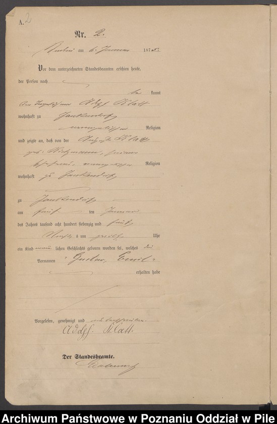 image.from.unit.number "Księga urodzeń"