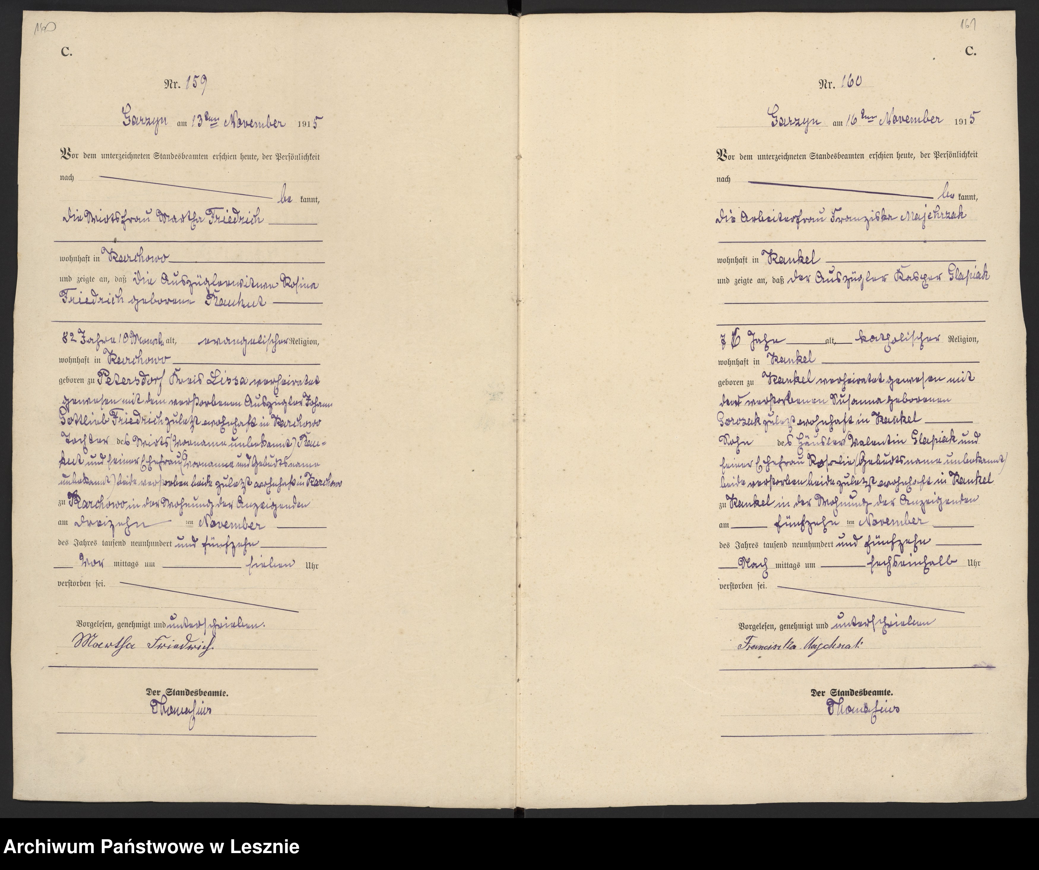 Skan z jednostki: [Księga zgonów]