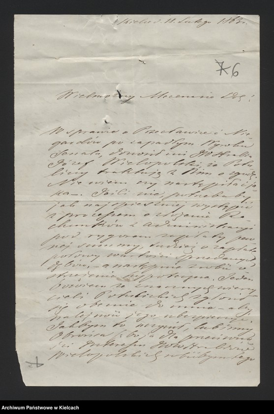image.from.unit.number "Akta Edwarda Grabowskiego obrońcy przy Radzie Stanu Królestwa /Korespondencja w sprawach prawno- majątkowych/"