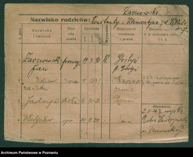 Obraz 5 z jednostki "Żarnowski - Zawalski"