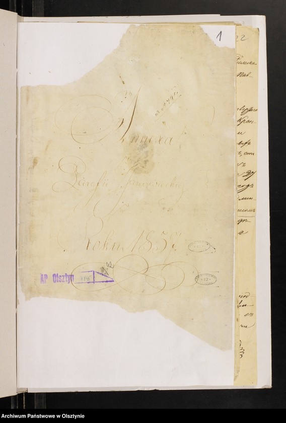 image.from.unit.number "Annexa z Parafii Janowieckiej z Roku 1857"