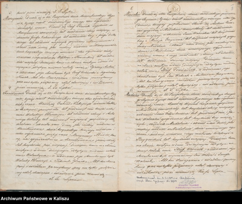 Obraz 4 z jednostki "Księga duplikat akt urodzonych, zaślubionych i zmarłych"