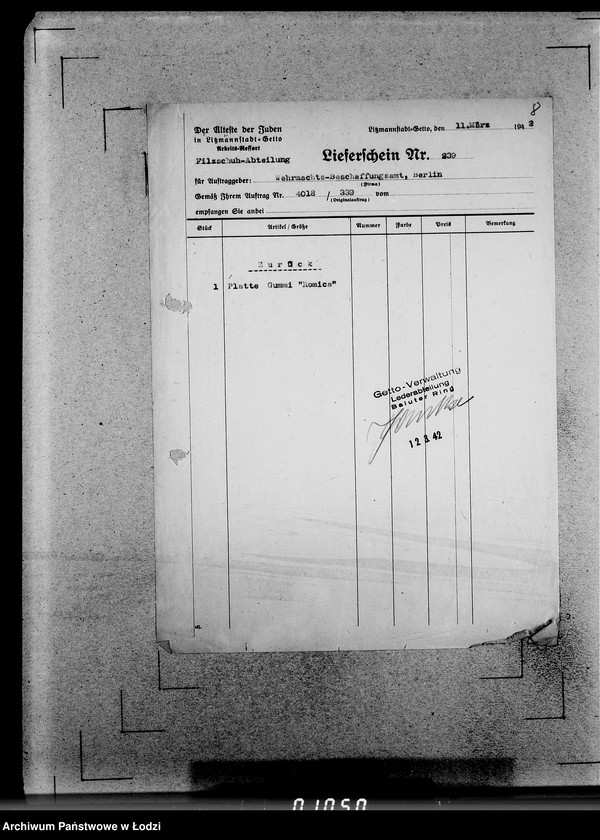 Obraz 12 z jednostki "339 Filzstiefel. Auslieferung"