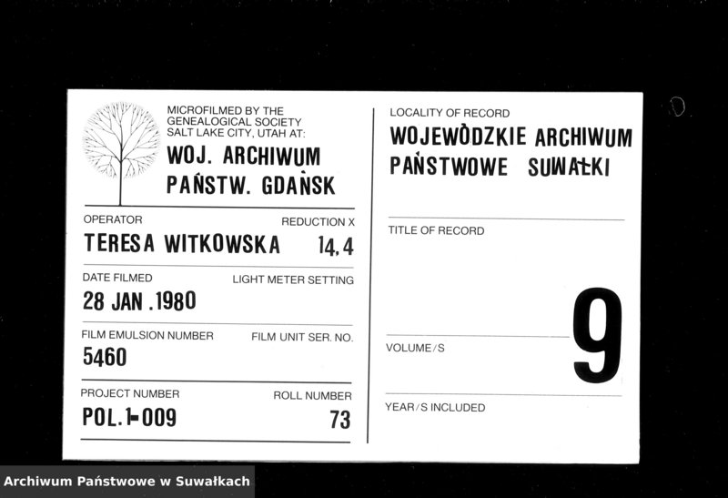 image.from.unit.number "Duplikat aktów urodzonych, zaślubionych i zmarłych sekty filiponów w Gminie Berzniki zamieszkałych służyć mający na rok 1868"