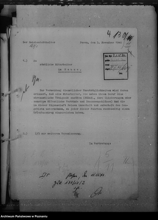 Obraz 8 z jednostki "Nebentätigkeit der Beamten und Angestellten"