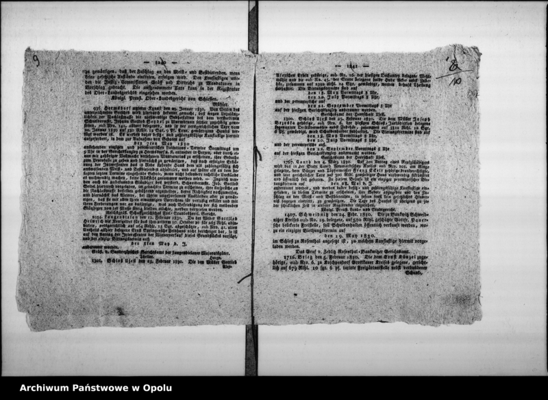 Obraz 12 z jednostki "Acta des Magistrats zu Oppeln von Verpachtung der Stadt Mauthe Vol. V de anno 1830 bis Ende Juny 1839"