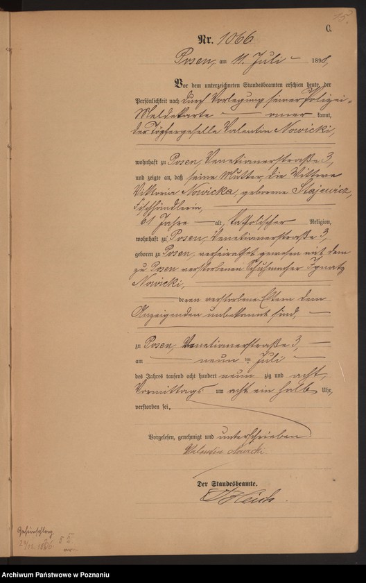 Obraz 18 z jednostki "Księga zgonów t. III"