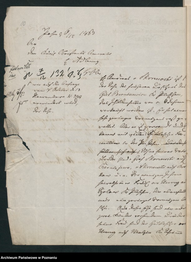 Obraz 14 z jednostki "A. betr. die Familie von Skarzewski"