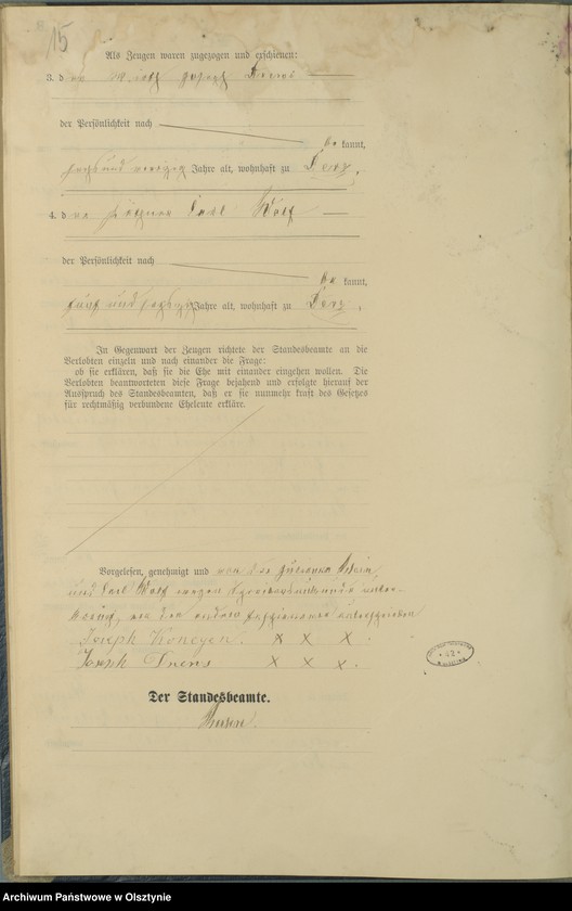 image.from.unit.number "Heiraths-Haupt-Register Nr 1 - 22"