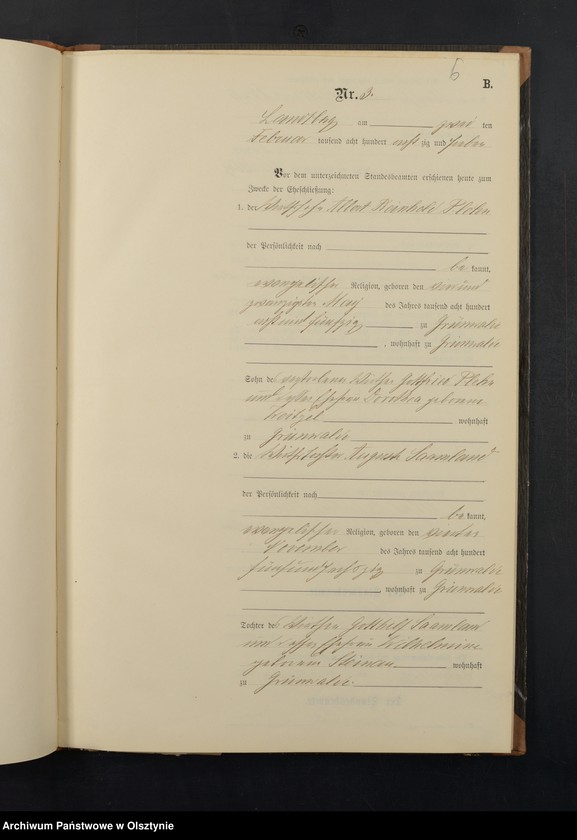 image.from.unit.number "Heiraths-Neben-Register Nr 1 - 22"