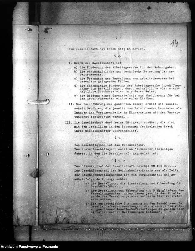 Obraz 18 z jednostki "Arbeitsgewerke (zarządzenia, wzory druków)"