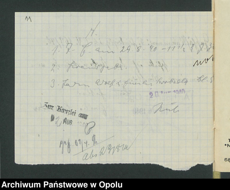 Obraz 15 z jednostki "Verfügung von Todes wegen der Anna Swoboda geb[oren] Bredel aus Friedrichsgrätz gestorben am 28.07.1940 zuletzt wohnhaft in Friedrichsgrätz."