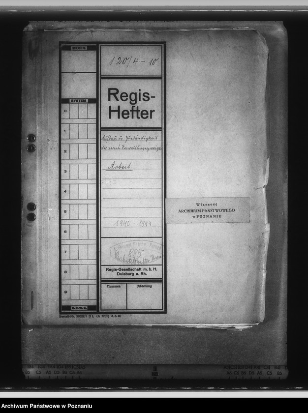 Obraz 4 z jednostki "Aufbau und Zuständigkeit der verschiedenen Verwaltungszweige. Arbeit"