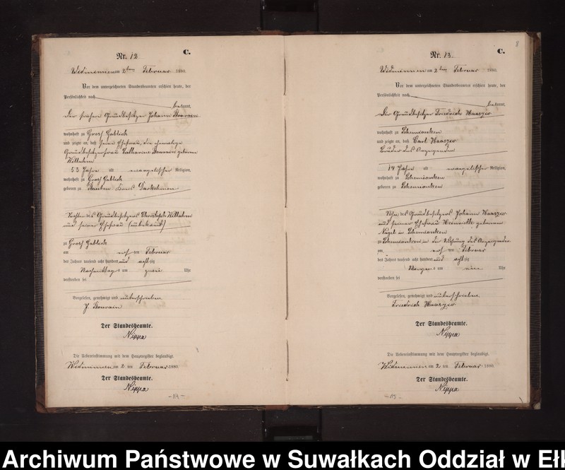 image.from.unit.number "Sterbe-Neben-Register des Preussischen Standes-Amtes Widminnen Kreis Loetzen"