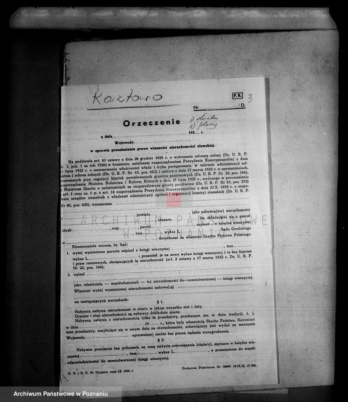 Obraz 7 z jednostki "Majątek Kosztowo powiatu wyrzyskiego przymusowy wykup"