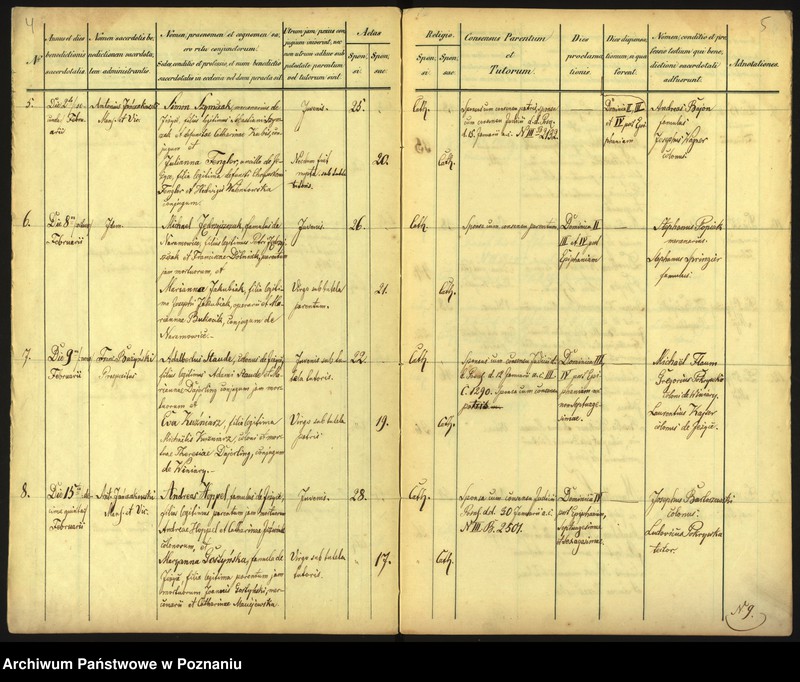 Obraz 5 z jednostki "Księga małżeństw"