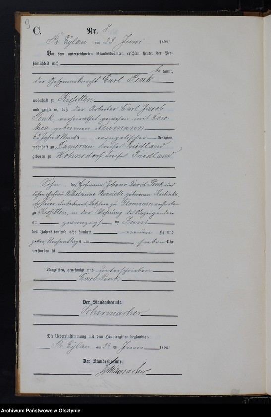 image.from.unit.number "Sterbe-Neben-Register Nr 1 - 17"