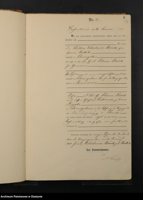 image.from.unit.number "Sterbe-Haupt-Register T.I Nr 1 - 234"