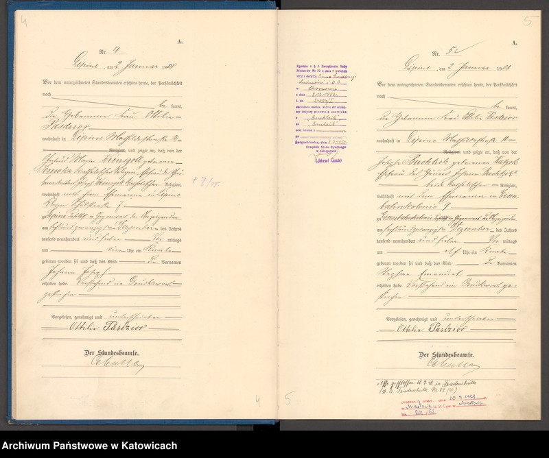 image.from.unit.number "Księga urodzeń T.I nr 1-399"