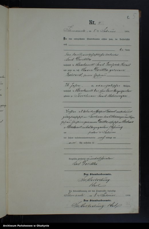 image.from.unit.number "Sterbe-Neben-Register Nr 1 - 27"