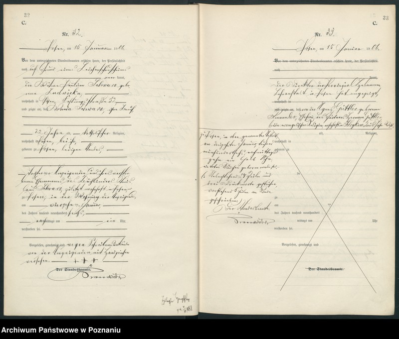 Obraz 19 z jednostki "Księga miejscowa zgonów"