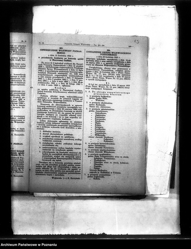 Obraz 18 z jednostki "Bildung einer Draenage-Genossenschaft in Schadlowitz im Kreise Inowrazlaw /Szadłowice powiat inowrocławski/"