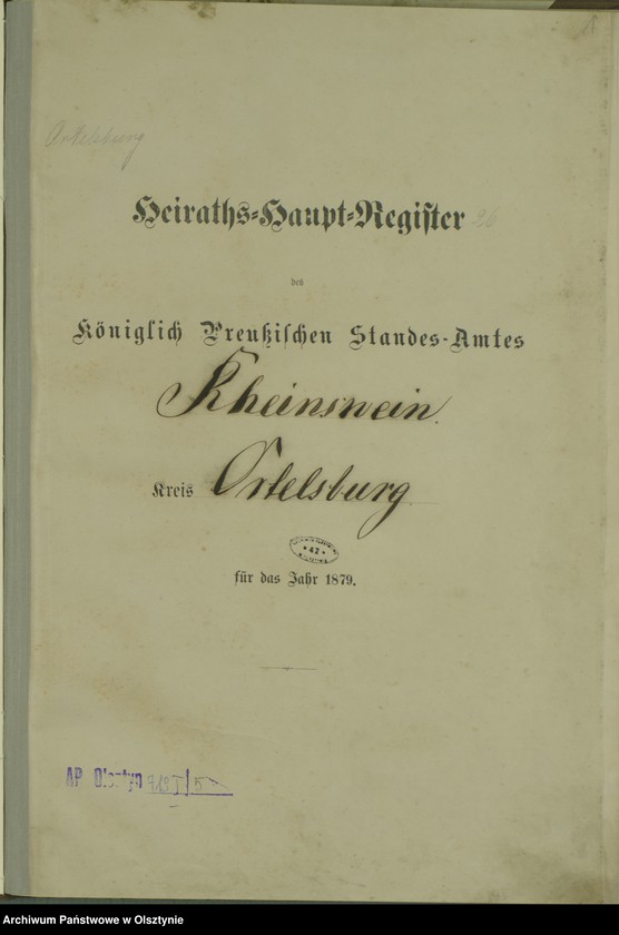 image.from.unit.number "Heiraths-Haupt-Register Nr 42"