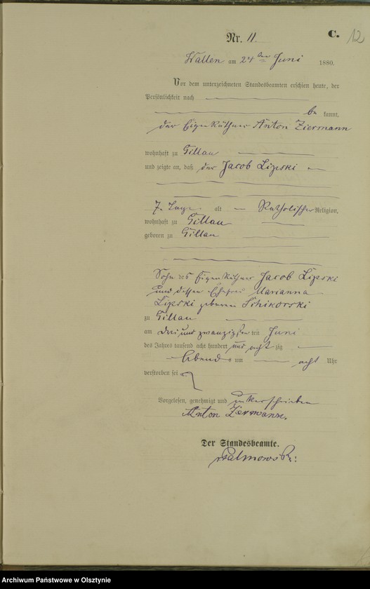 image.from.unit.number "Sterbe-Haupt-Register Nr 1 - 32"