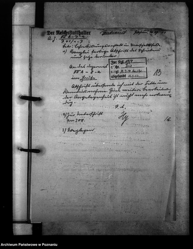 Obraz 17 z jednostki "Lehrerbildungsanstalt Marsehfelde Marszałki powiat Ostrzeszów (Zakład skonfiskowany OO. Salezjanom)"