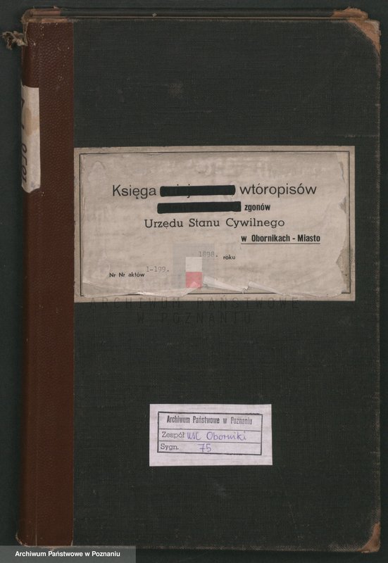 Obraz 2 z jednostki "Księga zgonów"