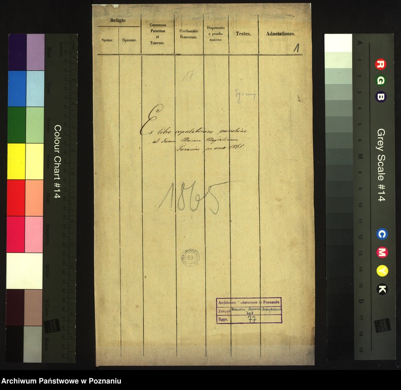 Obraz 3 z jednostki "Księga małżeństw"