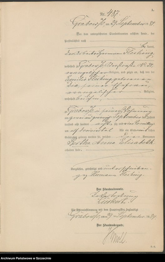 image.from.unit.number "Geburts-Register (Neben-Register) Band II"