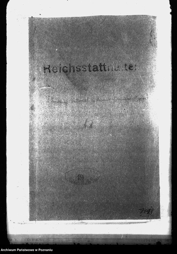 Obraz 4 z jednostki "Aktenplan der Abteilung III (Erziehung, Unterricht, Kultur- und Gemeinschafts- pflege)"