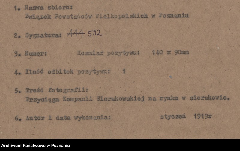 Obraz 4 z jednostki "Przysięga Kompanii Sierakowskiej na rynku w Sierakowie."
