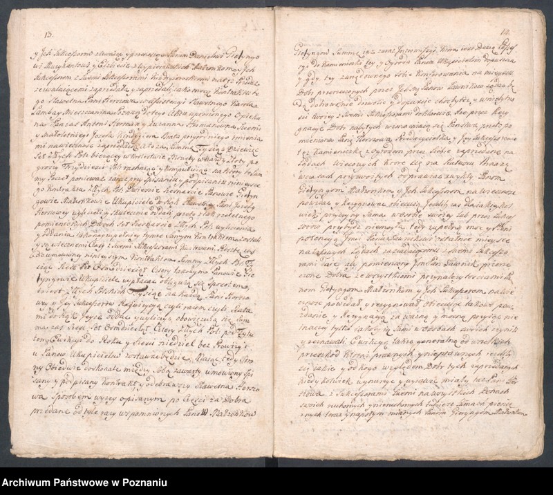 Obraz 11 z jednostki "Prothocollum nobilis officii consularis civitatis SR.Mtis Posnaniae sub notariatu nobilis Michaelis Rürer, SR.Mtis secretarii officii praesentis notarii in anno domini 1774 inhoatum."