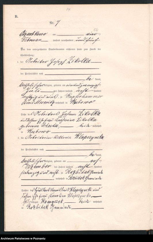 Obraz 16 z jednostki "Heirath-Neben-Register"