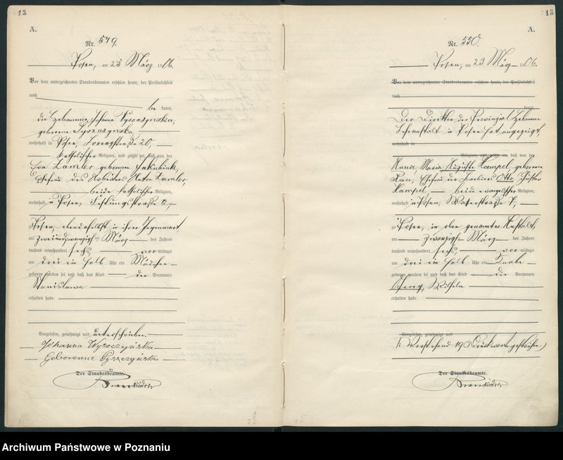 Obraz 9 z jednostki "Księga miejscowa urodzeń"