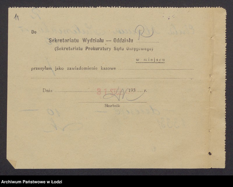 Obraz 13 z jednostki "Chil Abram Maliniak, Łazarz – Lajzer Maranc, Brajna Rozencwajg – pzremysł drzewny"