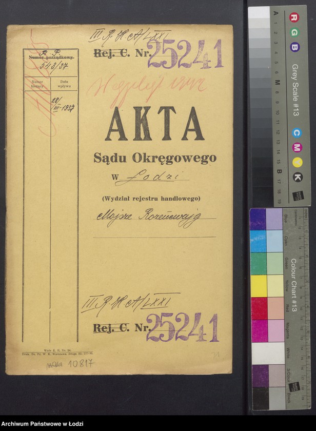 Obraz 2 z jednostki "Mojsze Rozencwajg- sprzedaż manufaktury"