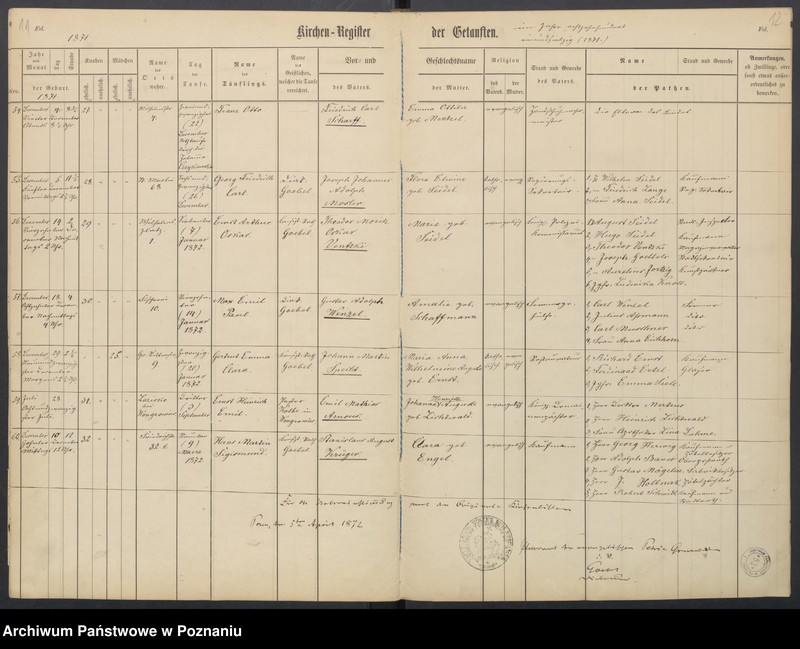 Obraz 9 z jednostki "[Akta urodzeń i chrztów, ślubów, zgonów]"