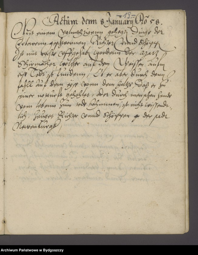 image.from.unit.number "Protokollbuch des peinliches Gerichtes der Stadt Neuenburg bezeichnet als Todtenbuch"