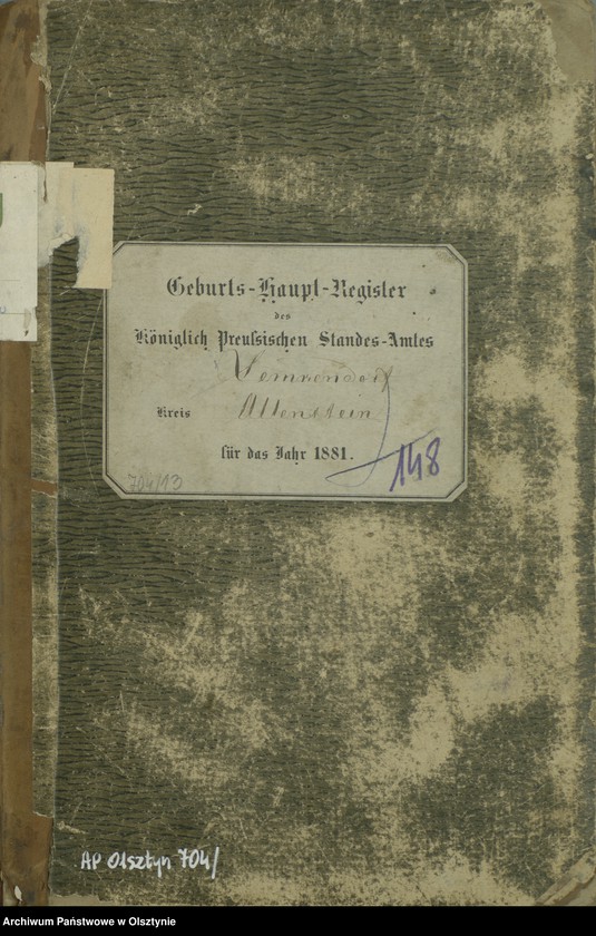 image.from.unit.number "Geburts-Haupt-Register Nr 1 - 128"