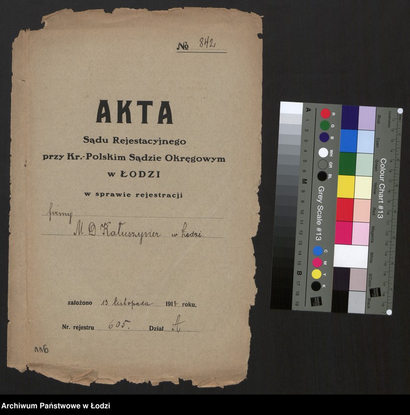 Obraz 2 z jednostki "Moszek Dawid Kałuszyner- skład skóry"