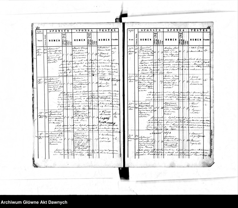 image.from.unit.number "Parafia: Łoszniów. Dekanat: Trembowla. Księga metrykalna ślubów dla wsi Łoszniów."