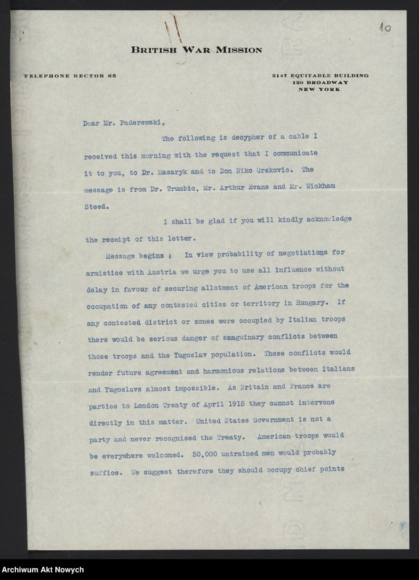 image.from.unit.number "Problemy polityczne i strategiczne Austro-Węgier i państw bałkańskich. Memoriały. Korespondencja. Wycinki prasowe; Załączniki: mapa kolei Austro-Węgier, 1918 r.: w Oddz. III AAN"