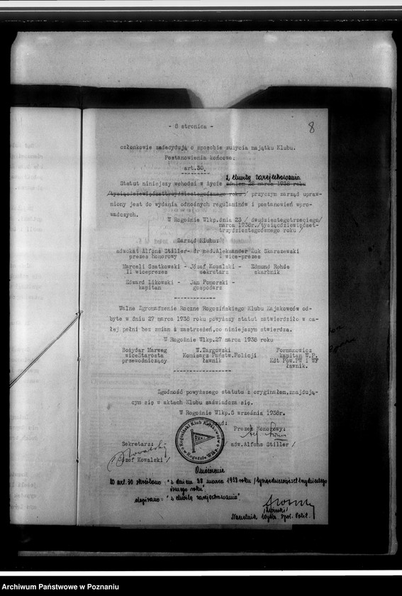 Obraz 12 z jednostki "Statut Klubu"