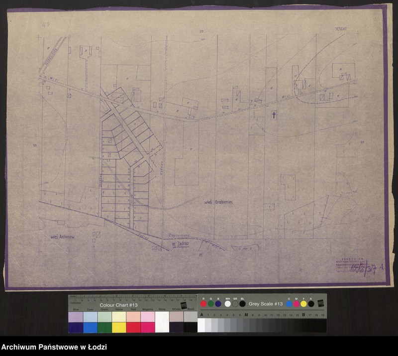 Obraz 1 z jednostki "Plan miasta Łodzi Sekcja NW 47"