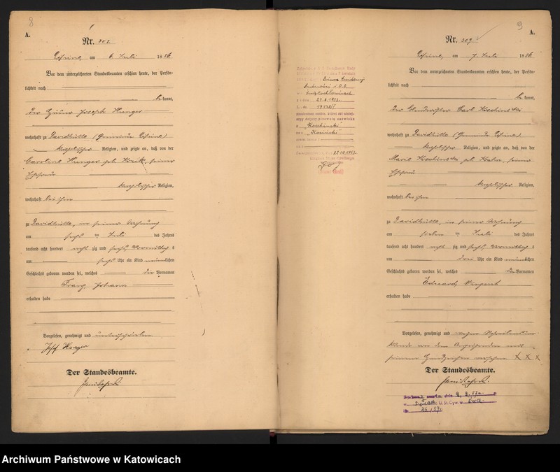 image.from.unit.number "Księga urodzeń T.2 nr 301-612"